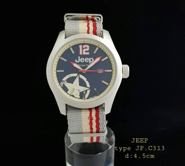 Jam Pria JEEP JP C313 tanggal aktif canvas