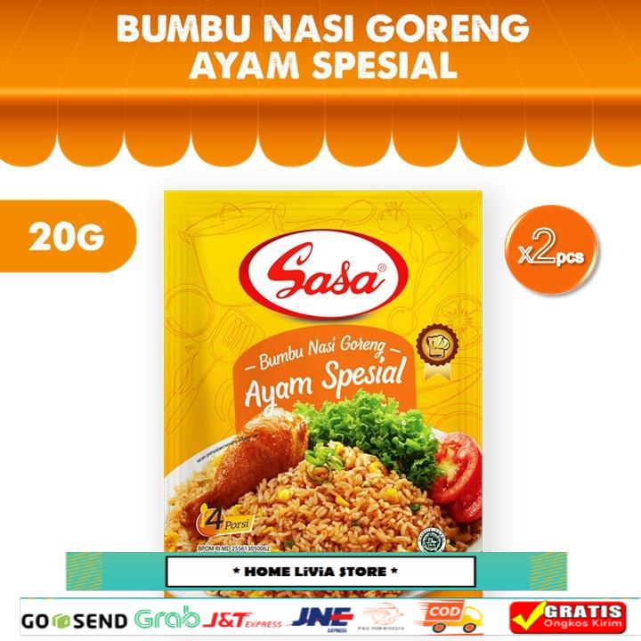 

Sasa Bumbu Nasi Goreng Ayam Spesial 2 x 20 gr