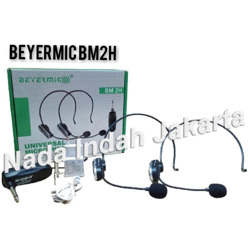 mic wireless double headset bando beyermic bm 2h-dua bando BEYERMIC BM2H