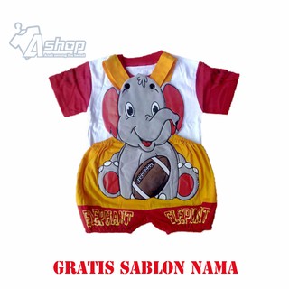  Baju  bayi  Jumper Kodok  Bayi  Gajah Terlaris setelan bayi  