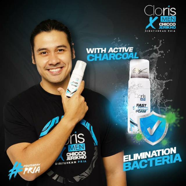 PAKET CLORISMEN CLORIS MEN Original Paket Perawatan Pria Lengkap Skincare Untuk Cowok Sabun Wajah-Sabun Cleansing Foam