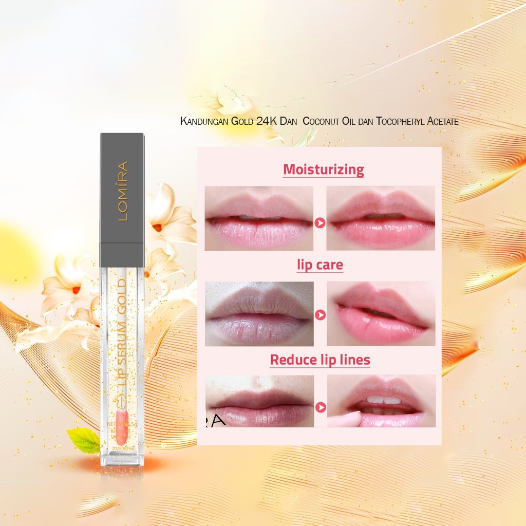 Lomira Lip Color Serum GOLD - Serum Bibir Murah