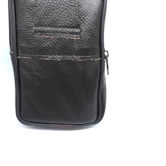 ♢ Sarung Hp Pinggang Kulit Sarung Hp Kulit Asli 100% di Pinggang Untuk Hp 5,5" - 6,3" ☁