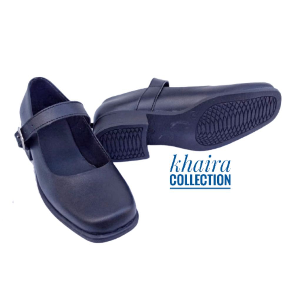 Sepatu Pantofel Wanita Paskibra Hitam