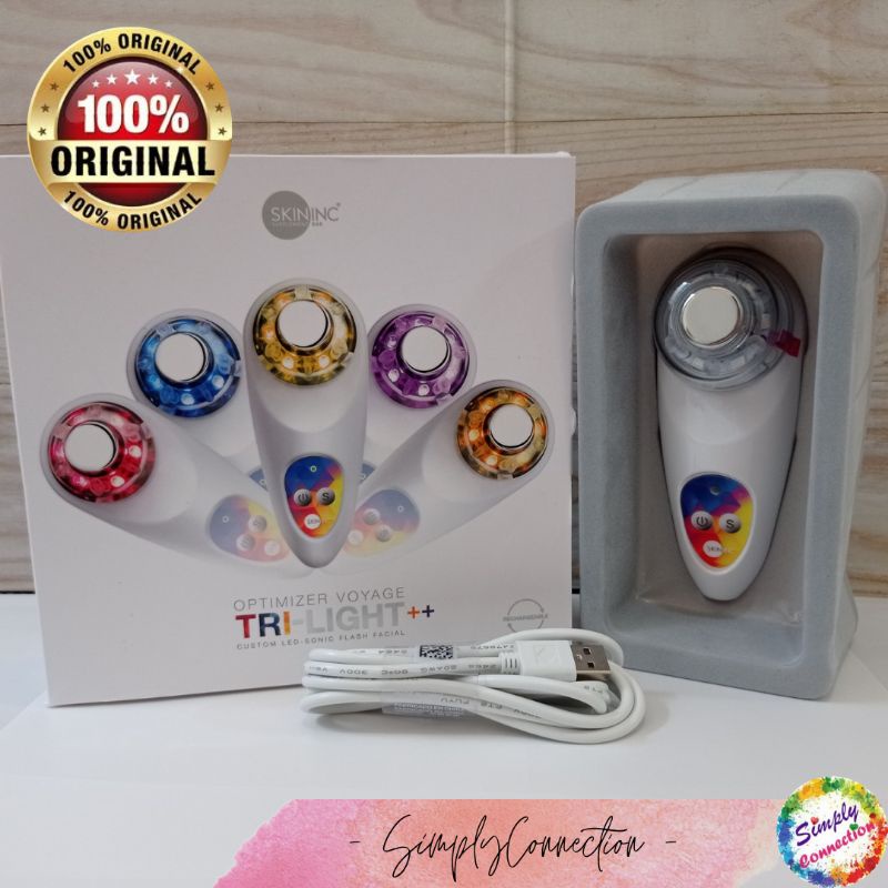 SKIN INC Rechargeable Optimizer Voyage TRI-LIGHT Trilight ++