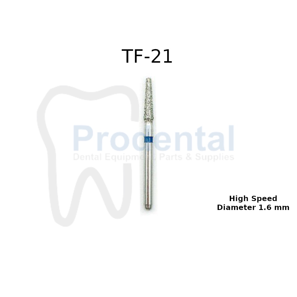 Bur Gigi TF-21 Unbrand / Bur High Speed Handpiece / Bur Gigi Diamond / Mata Bur Gigi Highspeed