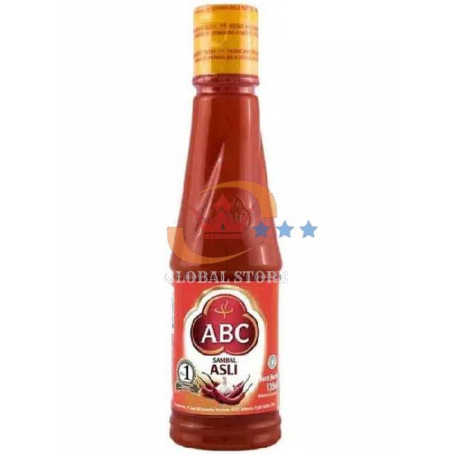 Sambal botol plastik abc 135ml / sambal abc ayam goreng / saus tomat abc  / sambal abc fruity apel mangga / nanas jeruk 135 ml