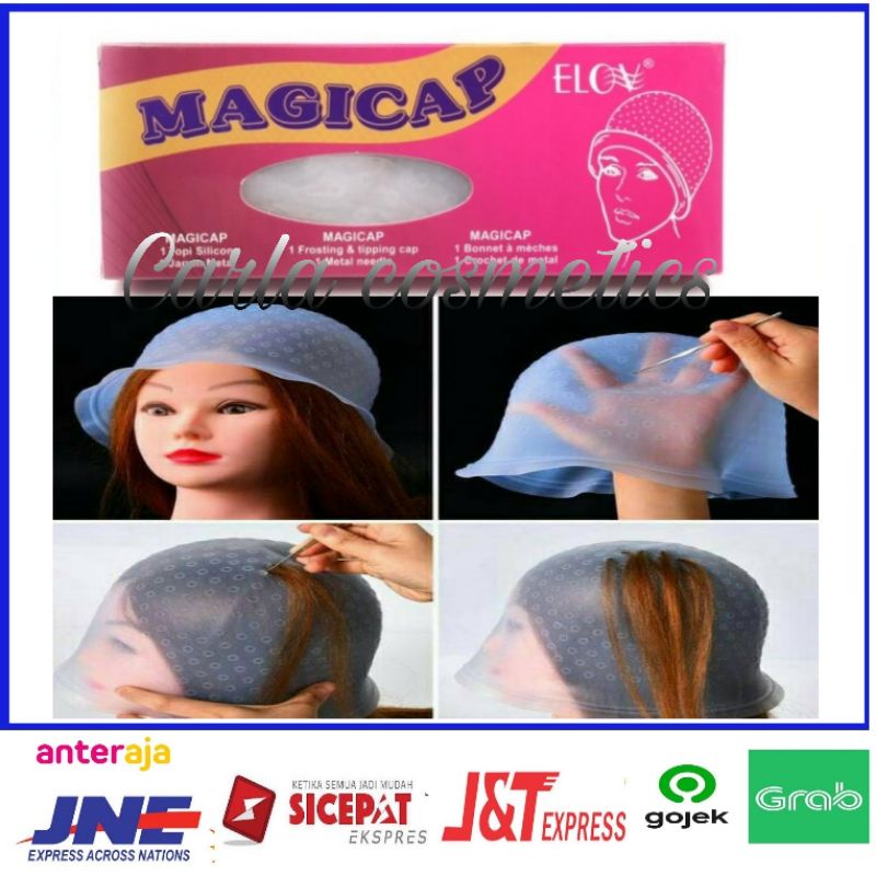 topi highlight buat semir cat rambut / bleaching rambut magicap alat cat rambut