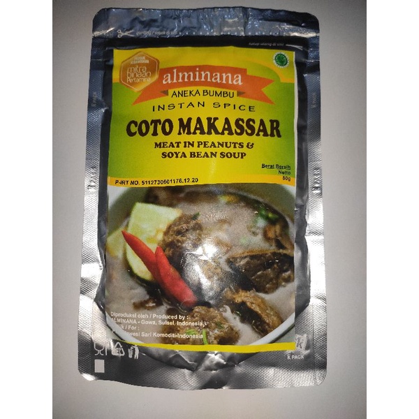 

Bumbu Coto Makassar Alminana