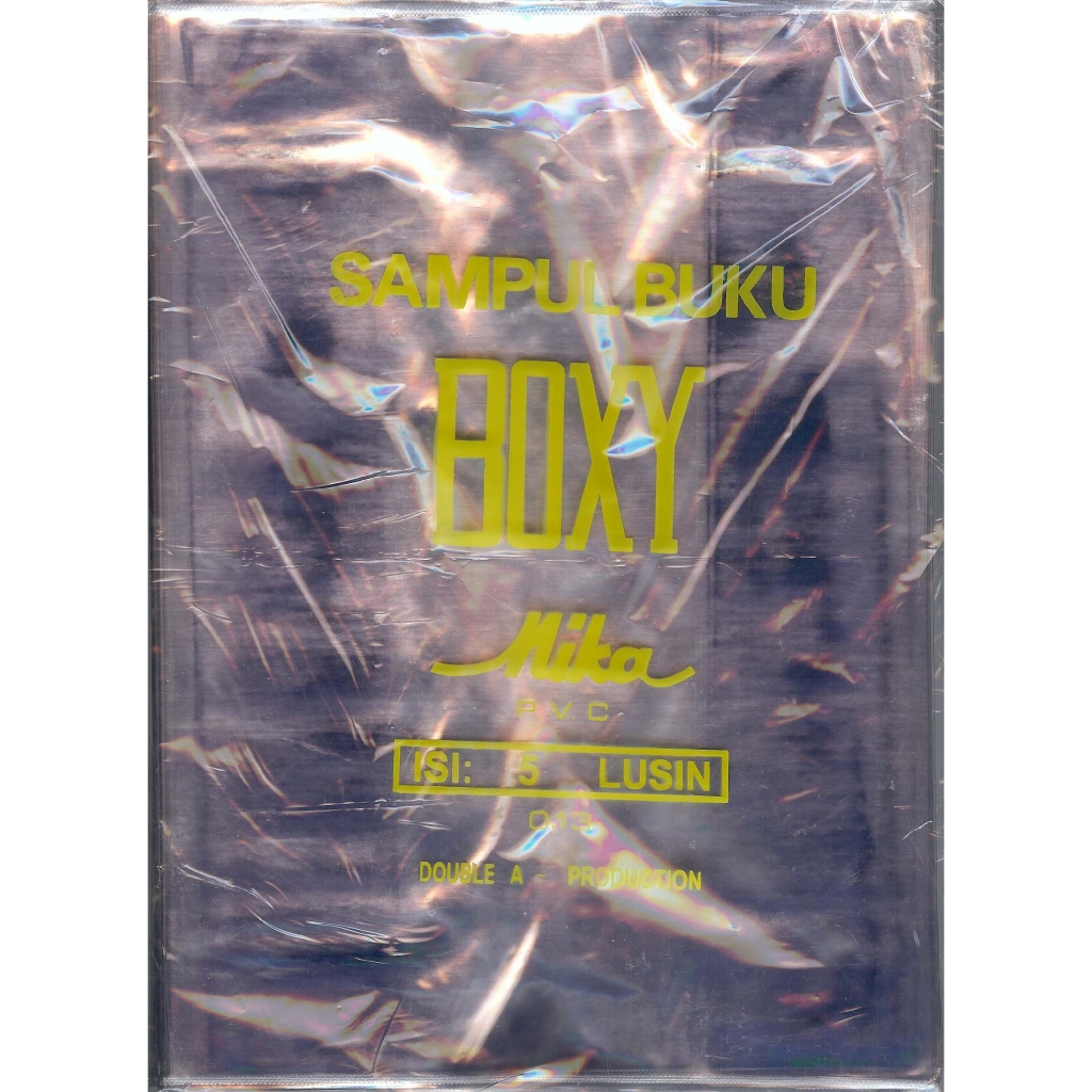 

Sampul buku tulis mika super tebal kwarto boxy besar kecil 0.10 - 0.13 mm isi 12 dan 60