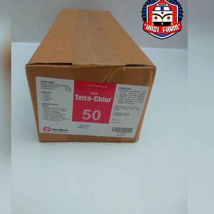 Hot Surprise vita tetra-chlor 1dus isi 12botol @50kapsul