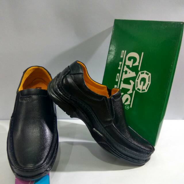 Sepatu kulit pria Gats hitam dan coklat MP 2605/sepatu kerja...