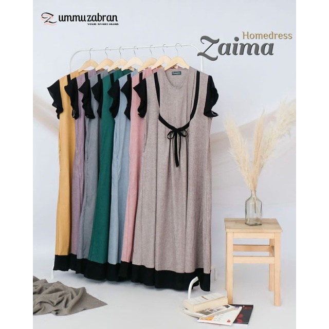 PART 1: ZAIMA HOMEDRESS SET OVERHEAD KHIMAR BY UMMU ZABRAN