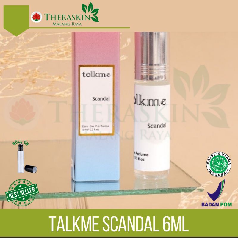 TALK ME SCANDAL ROLL-ON EAU DE PARFUM VIRAL BPOM SEGAR DAN LEMBUT