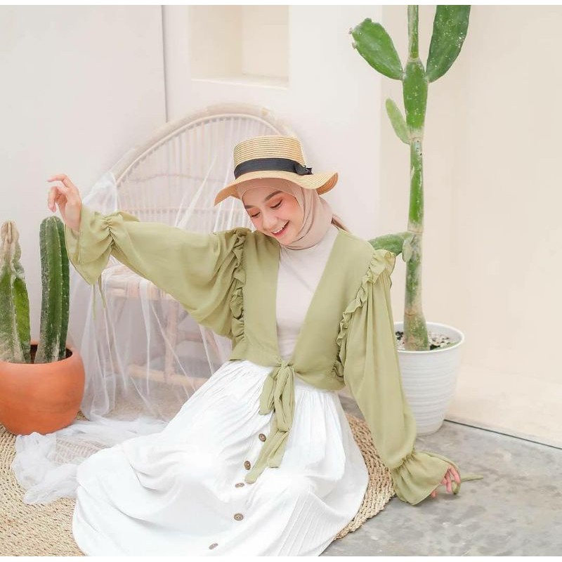 RUFFLE CROP OUTER / RUBIYA OUTER / SERAYU OUTER