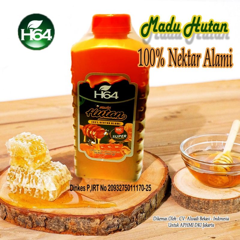 Madu Hutan Asli Original Bergaransi - Madu Hutan Sumatra Murni - Madu Murni Asli Liar Hutan