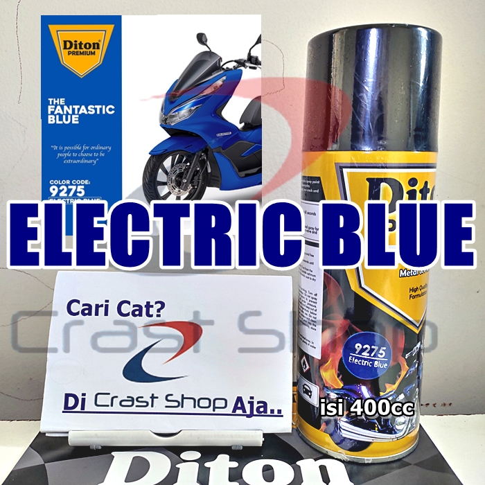 Jual Cat Pilox Diton Premium Electric Blue Cc Warna Biru Gelap