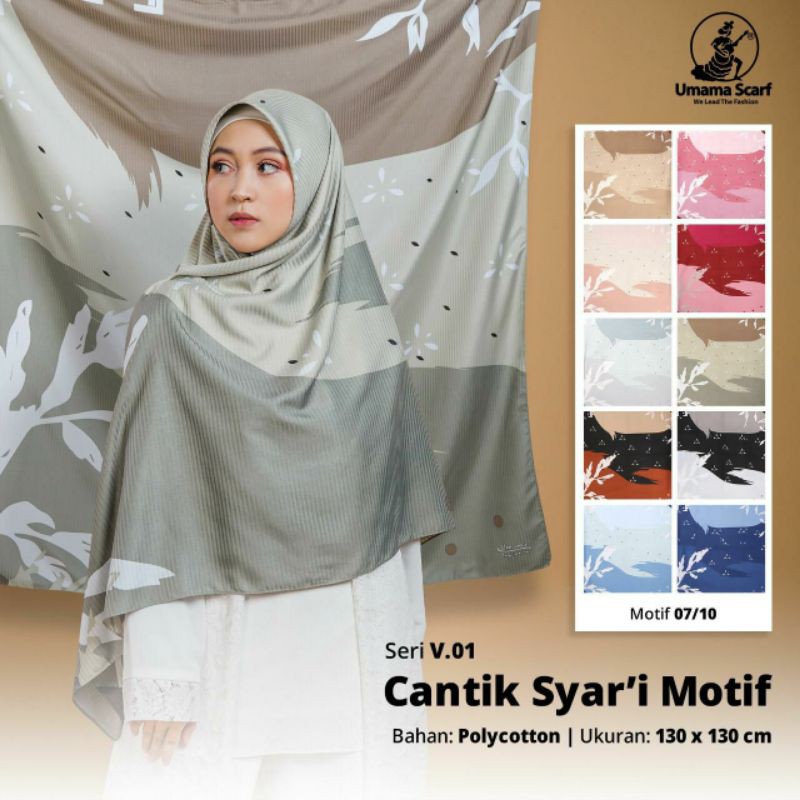 GROSIR Hijab Cantik Syar'i motif byUmama (MNCIRKANSPPYLTR)