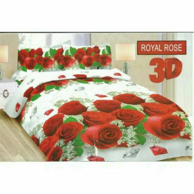 Sprei Bonita Disperse Motif Royal Rose uk 180*200...