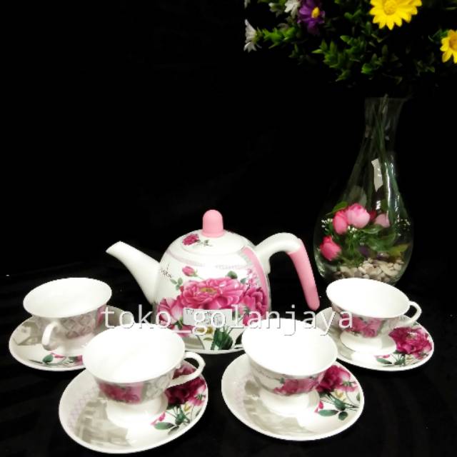 Teaset 10 pcs Fiorenza Rose Garden