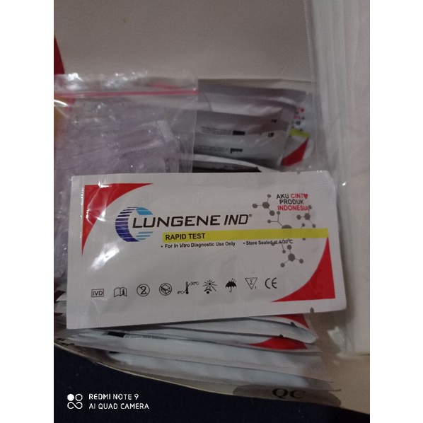 RAPID TES LUNGENE IND (SWAB ANTIGEN)