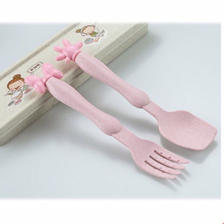 sendok garpu set alat makan karakter minnie / Spoon Kids