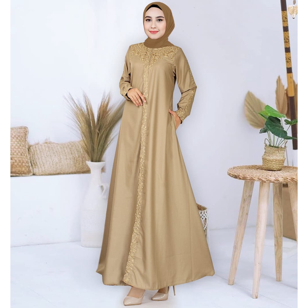 GAMIS TOYOBO KOMBINASI KATUN JEPANG POLOS JUMBO PAKAIAN WANITA TERBARU PREMIUM MOTIF ORI