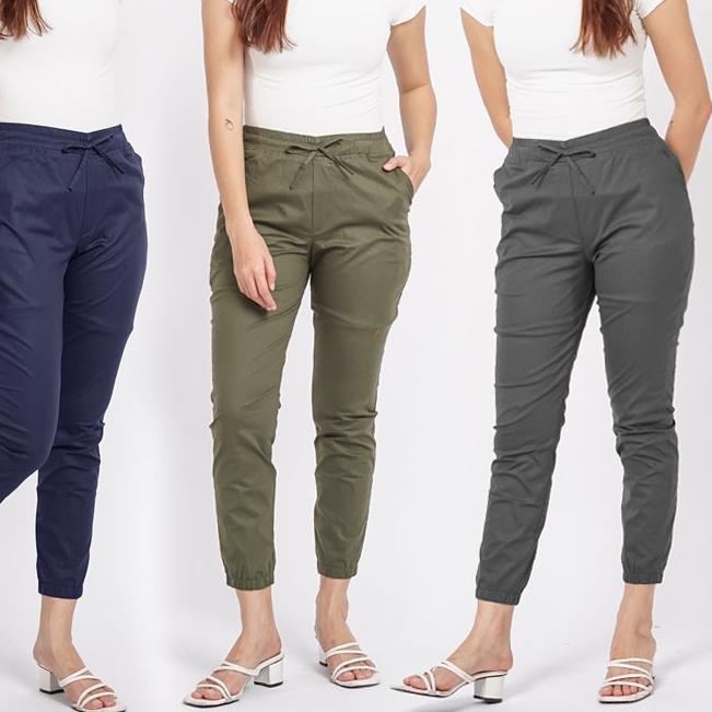 ♢ ARENA - CELANA JOGGER WANITA BIG SIZE ۝