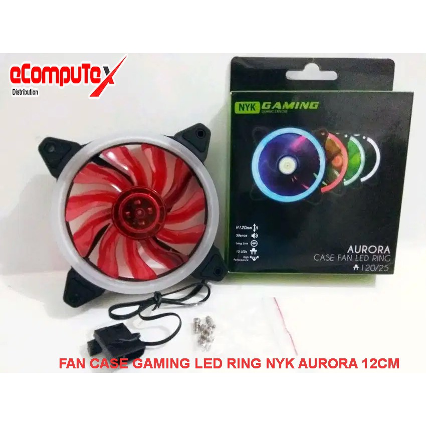 FAN CASE GAMING LED RING NYK AURORA 12CM