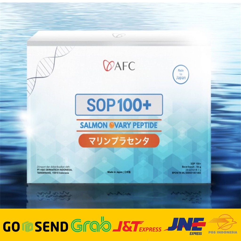 Suplemen Sakit Jantung/Kolesterol/Asam Urat | Perawatan Wajah Berjerawat SOP100+ Isi 28 Sachet