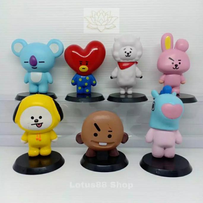 ;&;&;&;&] mainan topper kue bt21 / topper kue / hiasan kue BTS bt21