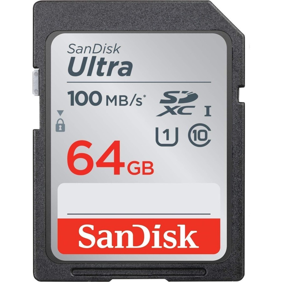 MEMORY SANDISK SDXC 64GB CLASS 10 UHS-I 100MBPS