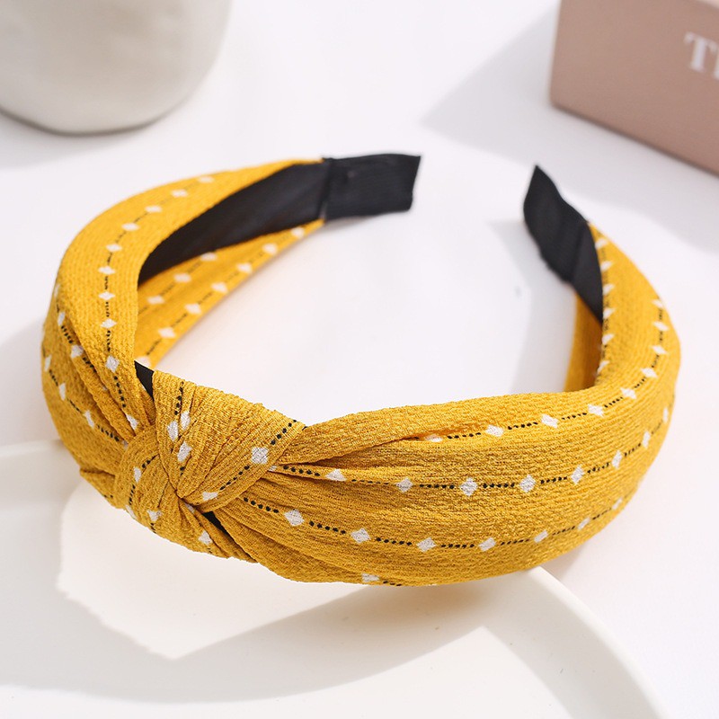 OVERFLOWS.ID Bando Simpul Lebar Ala Korea Import Bandana Polos Motif Lucu Murah