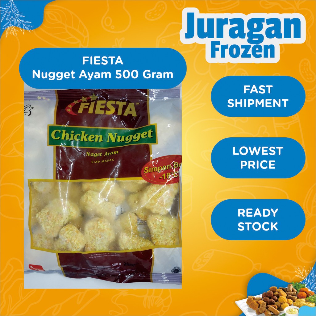 

Fiesta Nugget Ayam 500 Gram Chicken Nugget