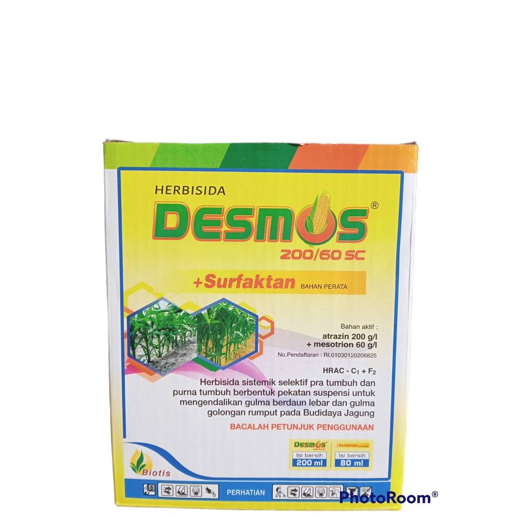 herbisida DESMOS 200/60sc 250 ml mengendalikan gulma  pada tanaman jagung