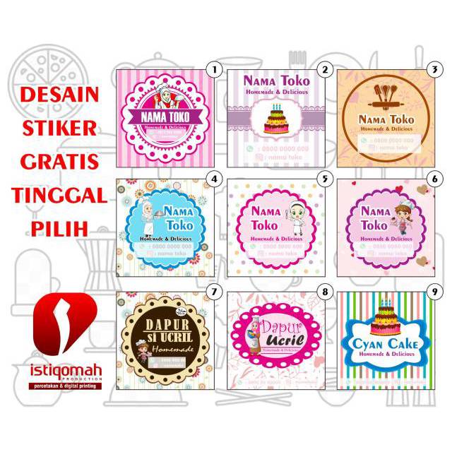 

STICKER STIKER LABEL NAMA MAKANAN CUTTING MINUMAN PRODUK