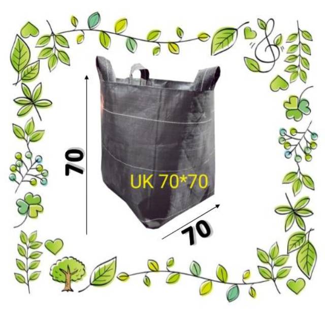 planterbag ukuran 60x60(200 liter handle hitam)