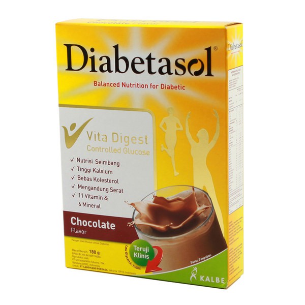 

DIABETASOL Vita Digest Pro 180gr Susu Bubuk untuk Diabetes Cokelat