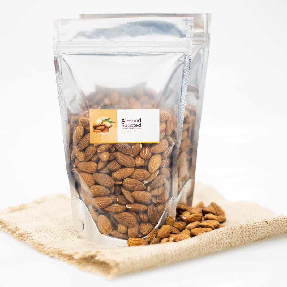 

[Terkeren Se-RI] Kacang Almond Panggang 1 Kg Kupas Roasted Original