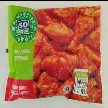 

So Good Ayam Potong Paha Dada Pedas Manis 450gr