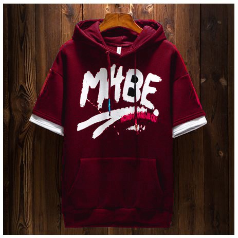 FASHION MABE HOODIE WANITA UNISEX LENGAN PENDEK JAKET HOODI CEWE SWEATER UNISEX CEWEK