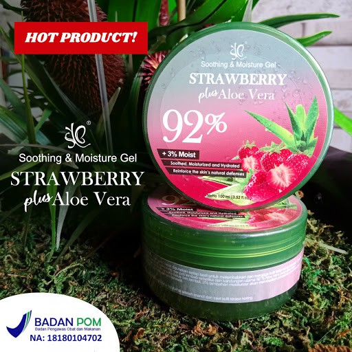 [ SYB ] Soothing &amp; Moisture Gel ~  Strawberry plus Aloe Vera 92 %