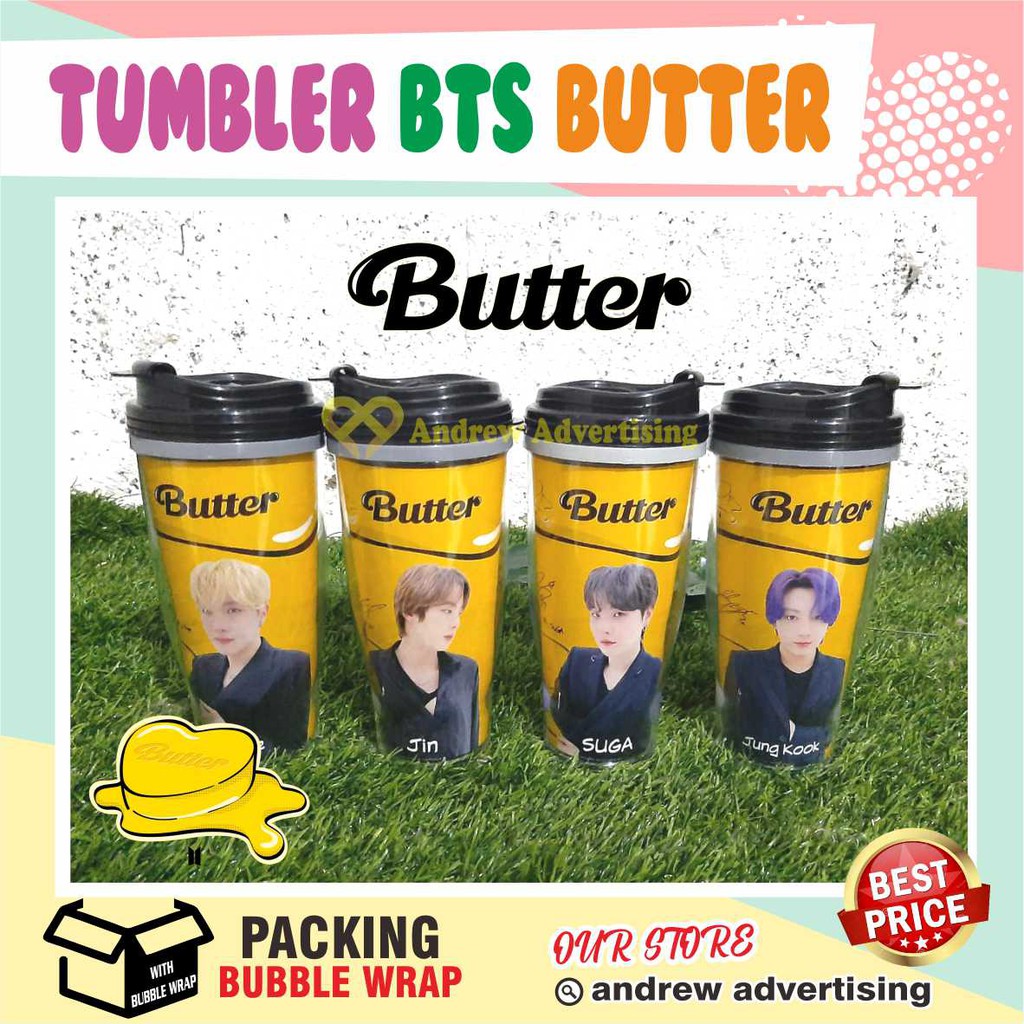 BOTOL MINUM KPOP BTS BUTTER EDITION