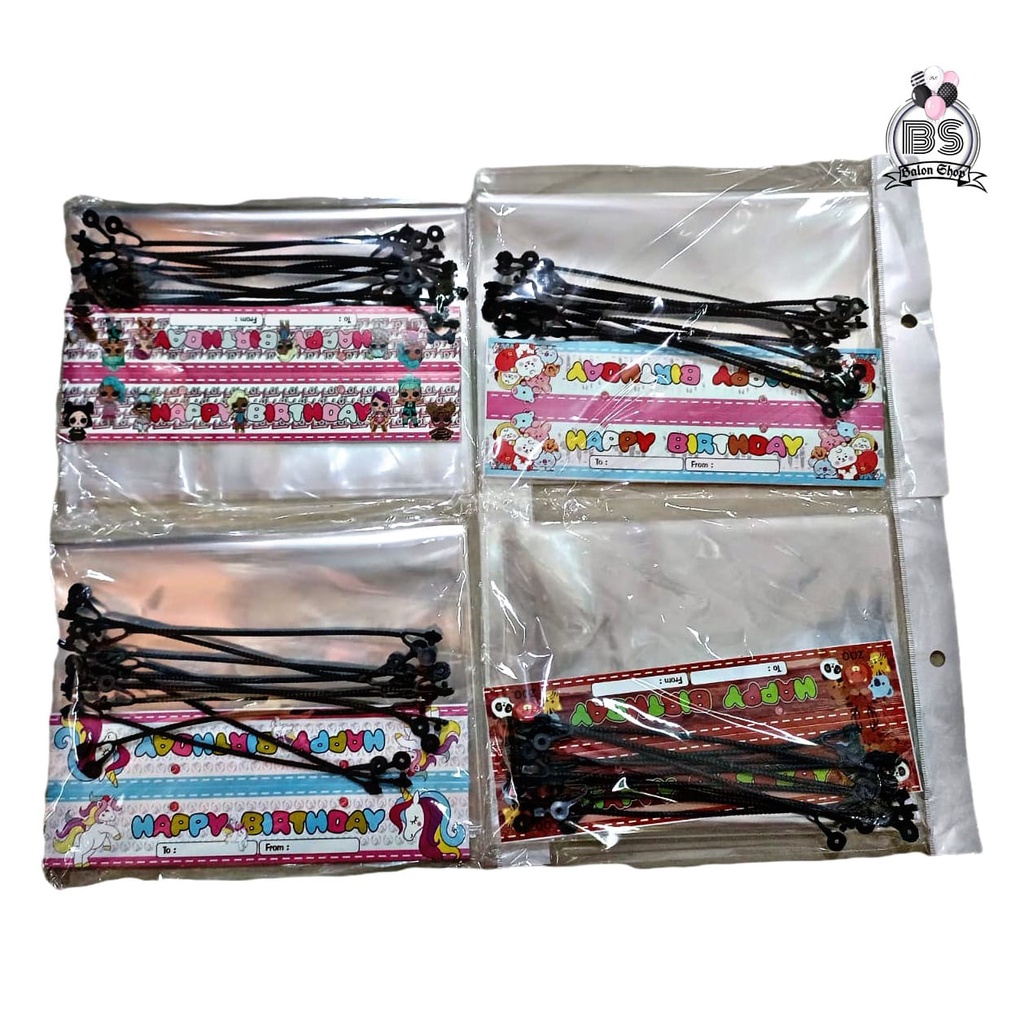 

1PCS LABEL SNACK ULANG TAHUN MOTIF KARTUN | PLASTIK SNACK ULANG TAHUN | GOODIE BAG BIRTHDAY PARTY 40 x 20CM