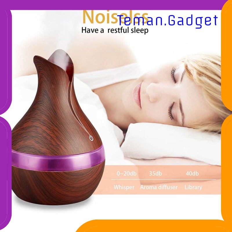 TG-CE069 JUTAOHUI Air Humidifier Aromatherapy Diffuser Wood 300ml - YX-188