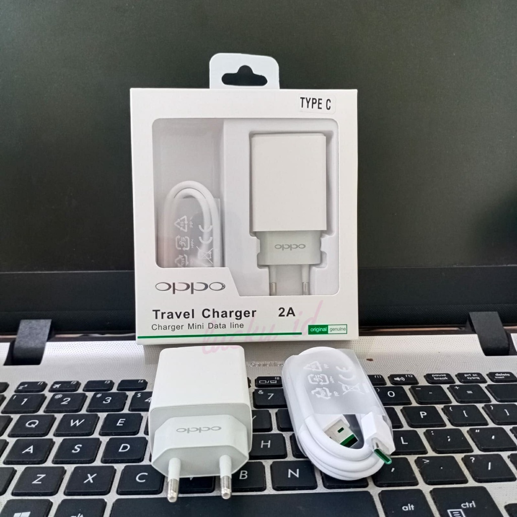 CHARGER OPPO AK933 2A 5V USB MICRO DAN TYPE C FAST CHARGING ORIGINAL 100%