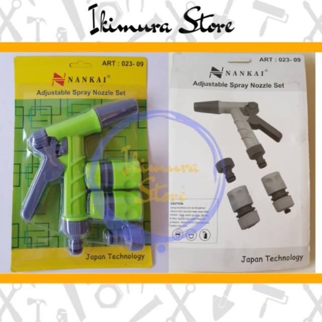 Semprotan Air Adjustable Spray Nozzle Set 4pcs NK 023-09  NANKAI