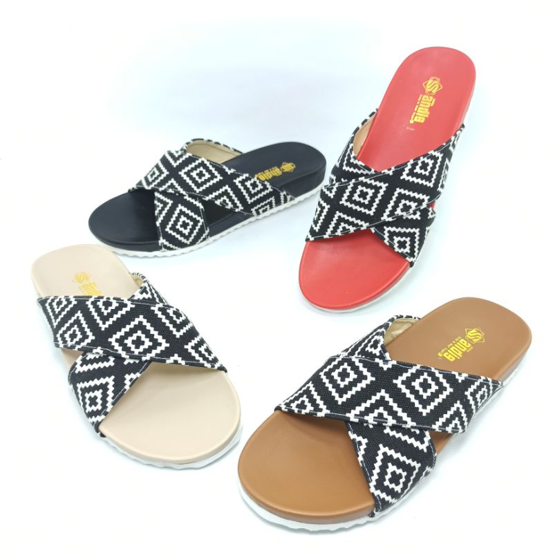 Sandal Birken Wanita Sendal Selop Santai Andis AF08