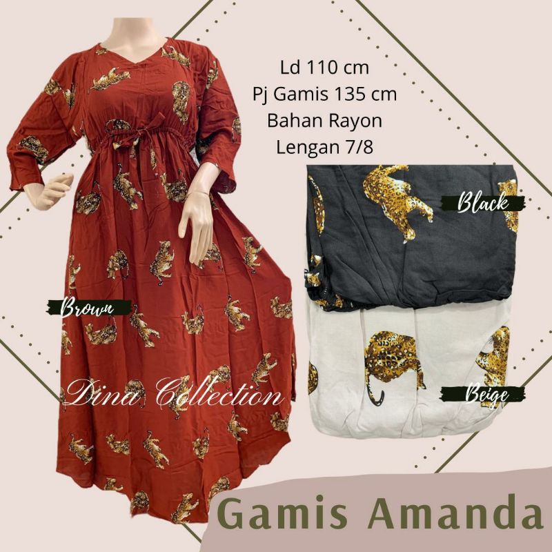 gamis amanda rayon bali