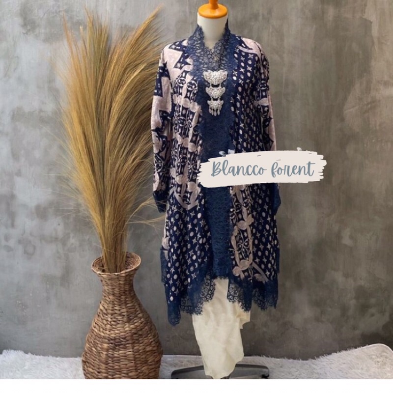 SEWA BAJU KONDANGAN SET BATIK SET NAVY